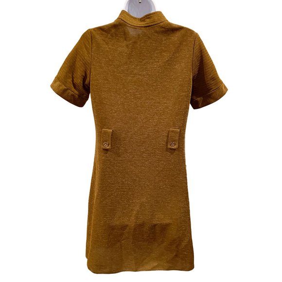 Vintage Y2K Zipper Mini Dress, Size 6 - Picture 2 of 9